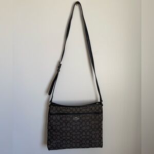Coach Black and Gray Crossbody Bag